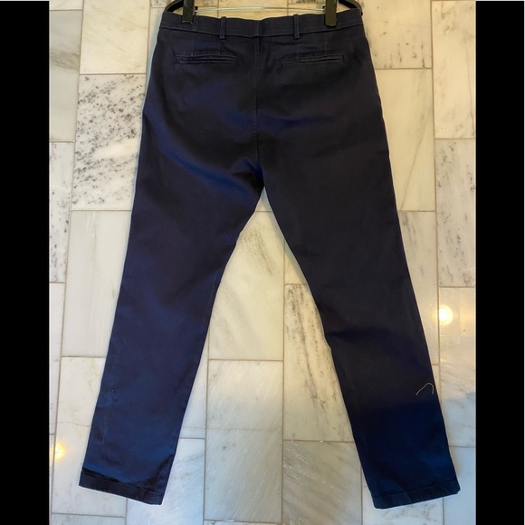 Hill City Everyday Pant Navy 34x30 Slim Fit - Picture 3 of 6